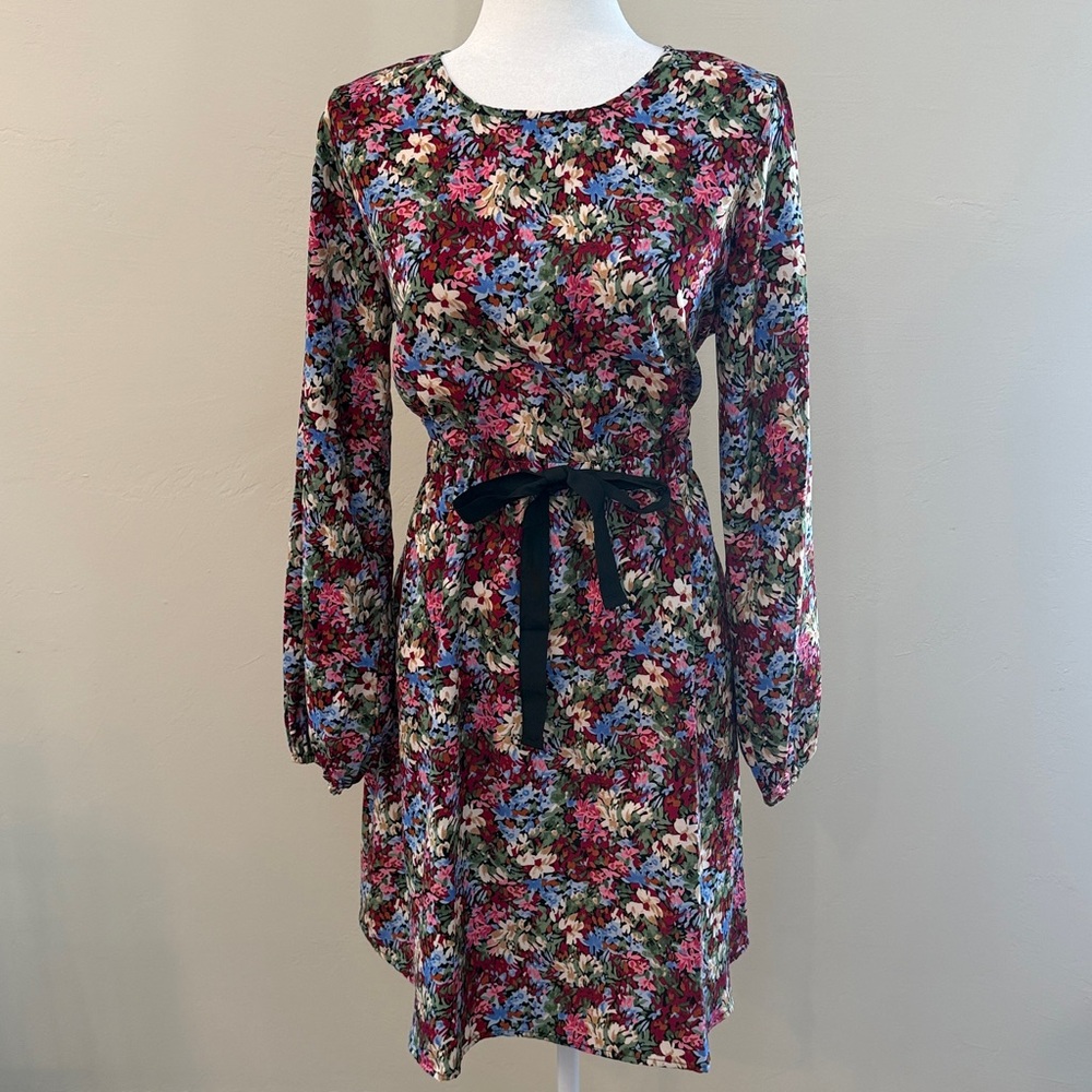 Molly Bracken Women's Medium Long Sleeve Floral Dress
